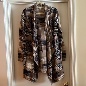 Tan and Navy Lucky Brand Sweater